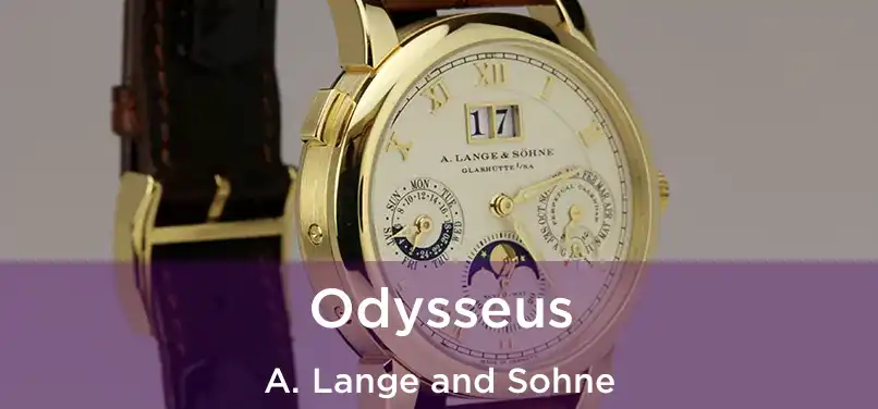  Odysseus A. Lange and Sohne